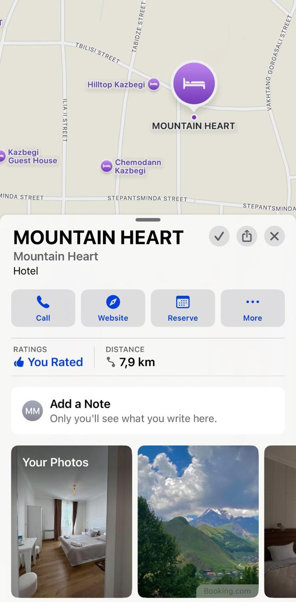 مبيت وإفطار كازباجي Mountain Heart المظهر الخارجي الصورة